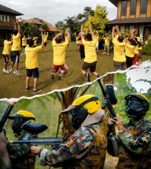 Paintball and Rafting